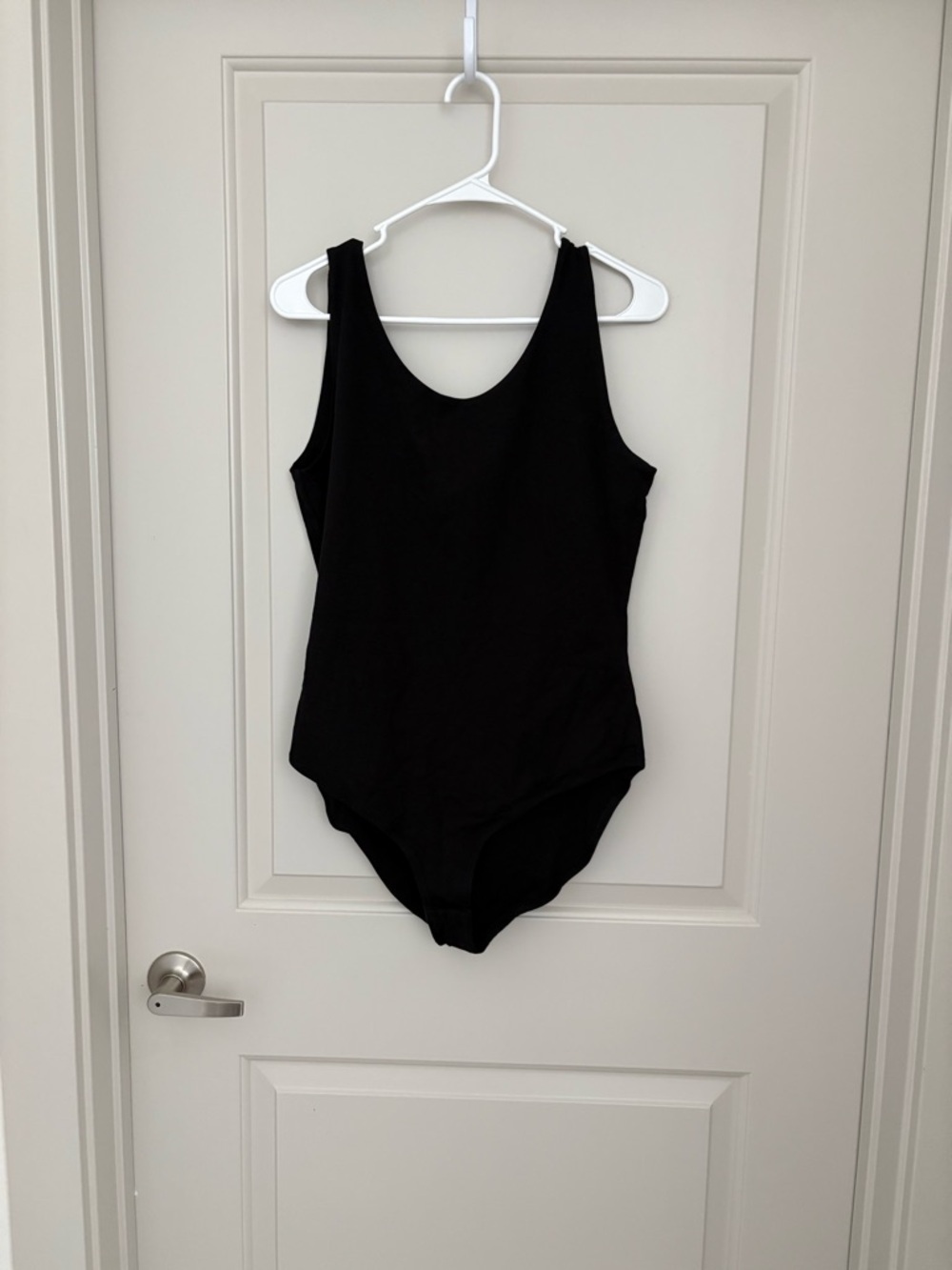 Pact Organic Cotton Bodysuit NWOT Black Sleeveless
